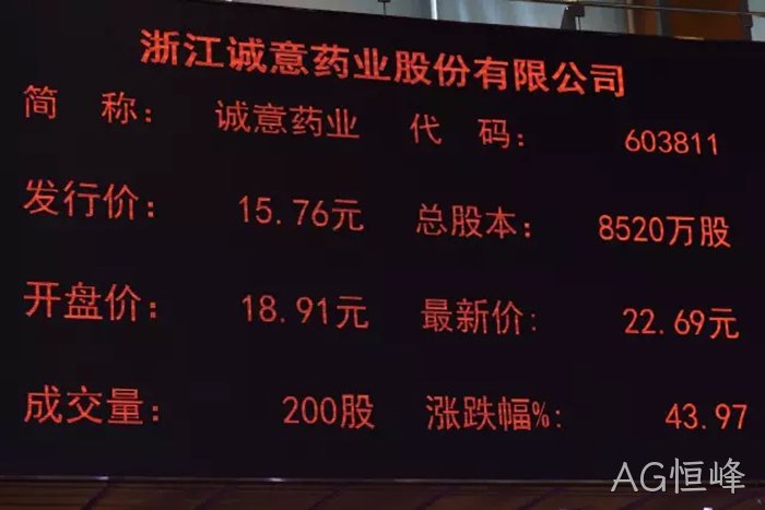 AG恒峰♧成功上市 AG恒峰∷成功上市